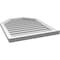 Ekena Millwork Octagonal Top Surface Mount PVC Gable Vent w/ 2"W x 2"P Brickmould Sill Frame, 26"W x 32"H GVPOT26X3203SF - alternate 4